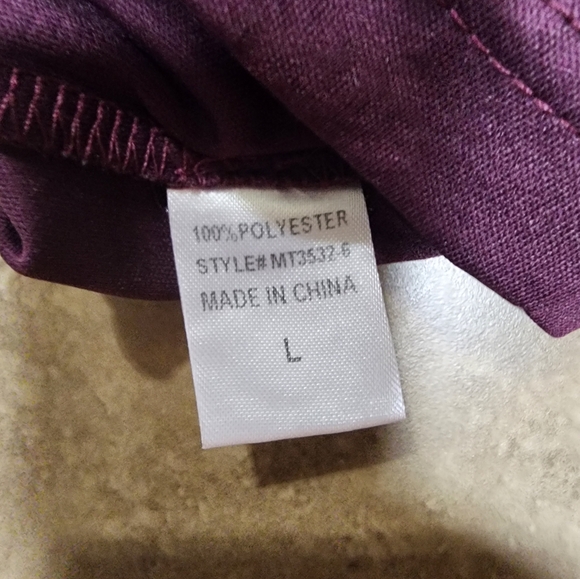 Ellison Modern Vintage Lace Bell Sleeve Top Burgundy Size Large - Picture 4 of 4